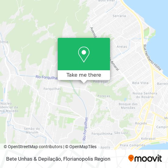 Bete Unhas & Depilação map