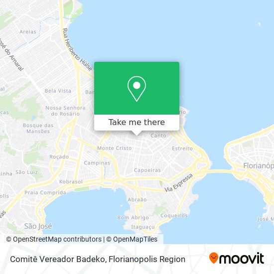 Comitê Vereador Badeko map