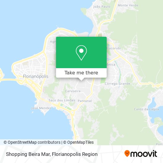 Shopping Beira Mar map