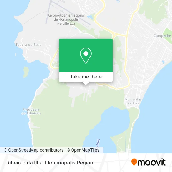 Ribeirão da Ilha map