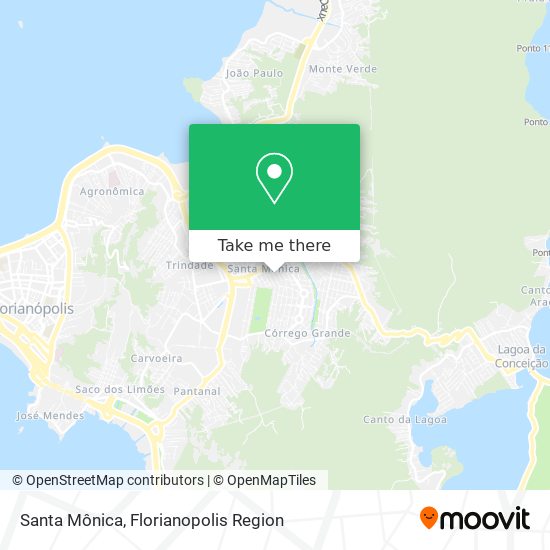 Santa Mônica map