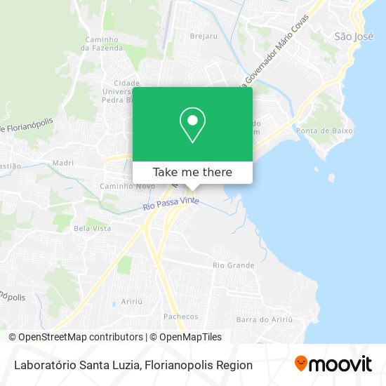 Laboratório Santa Luzia map