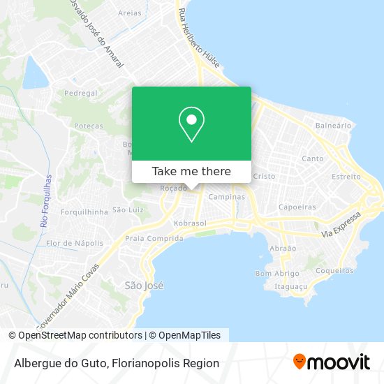 Albergue do Guto map