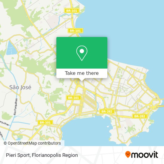 Pieri Sport map