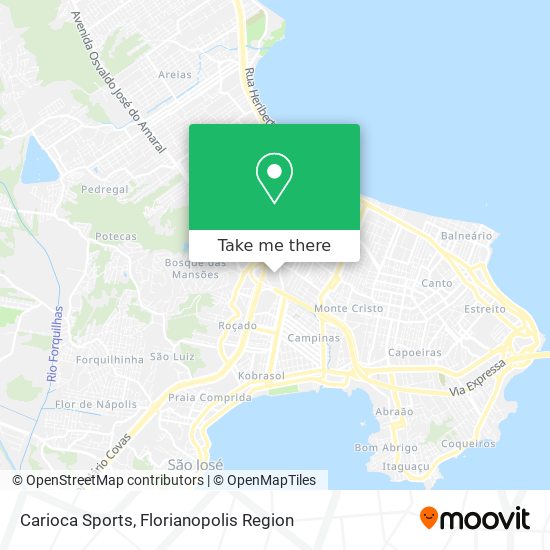 Carioca Sports map