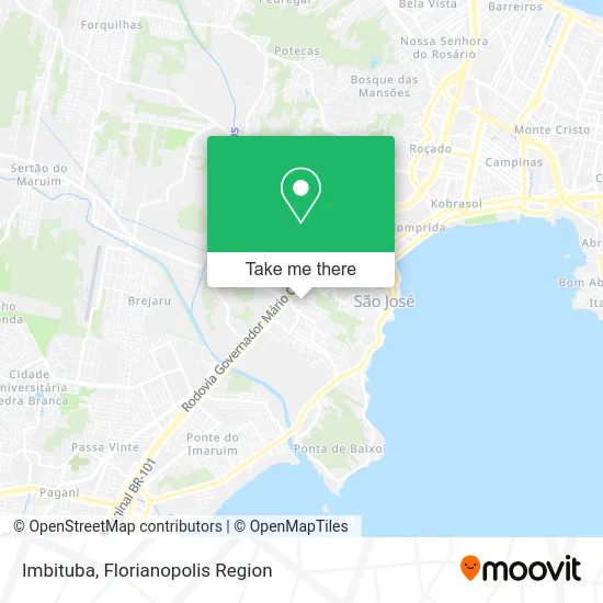 Imbituba map