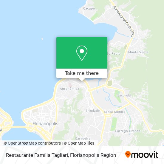 Mapa Restaurante Família Tagliari