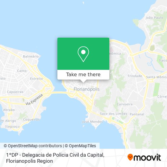 1ºDP - Delegacia de Policia Civil da Capital map
