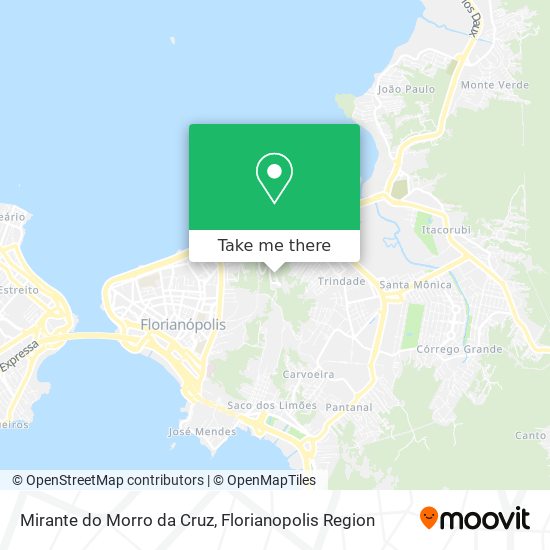 Mirante do Morro da Cruz map