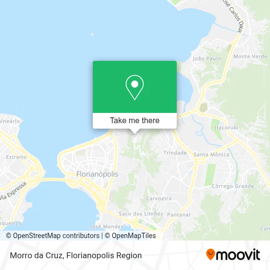 Morro da Cruz map