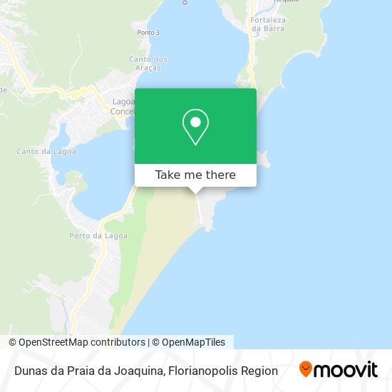 Dunas da Praia da Joaquina map