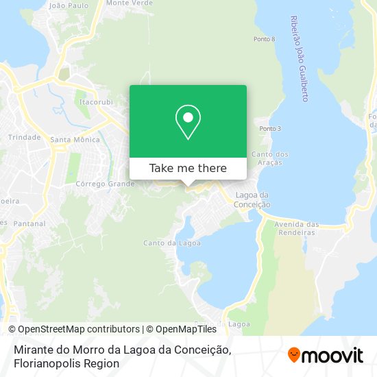 Mirante do Morro da Lagoa da Conceição map