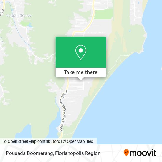 Pousada Boomerang map