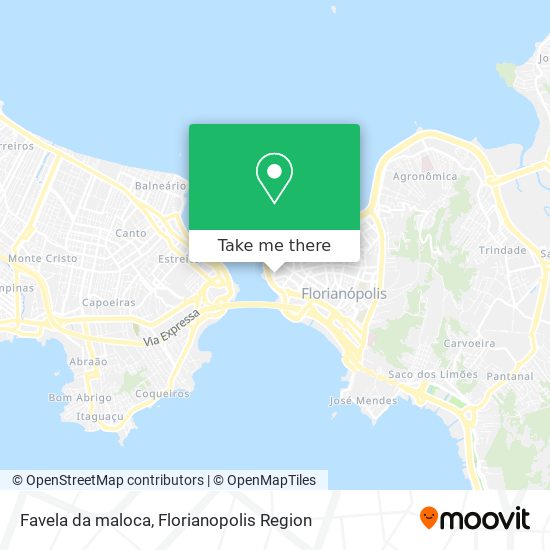 Mapa Favela da maloca