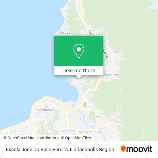 Mapa Escola Jose Do Valle Pereira