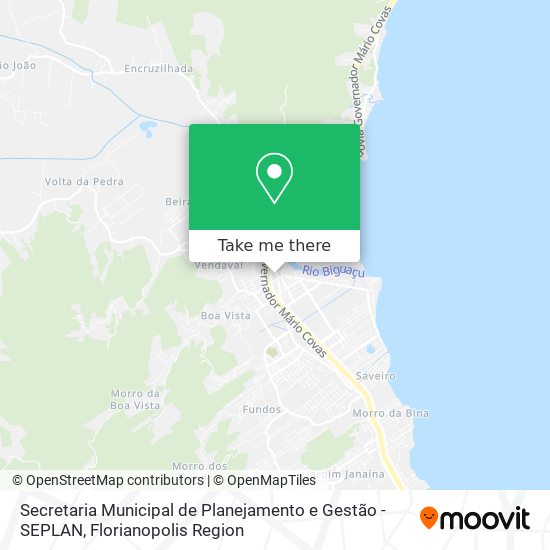 Secretaria Municipal de Planejamento e Gestão - SEPLAN map