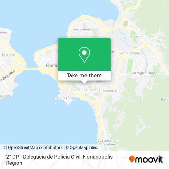 Mapa 2° DP - Delegacia de Policia Civil