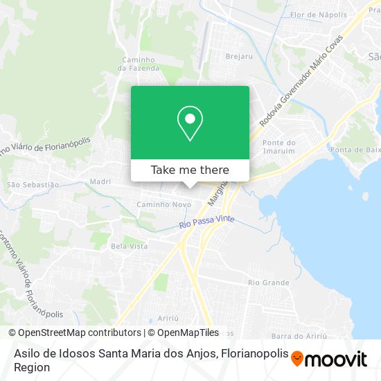 Asilo de Idosos Santa Maria dos Anjos map