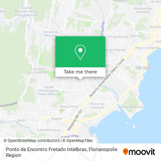 Ponto de Encontro Fretado Intelbras map