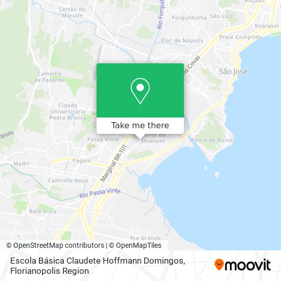 Escola Básica Claudete Hoffmann Domingos map