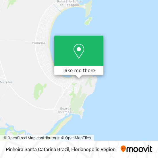 Pinheira Santa Catarina Brazil map
