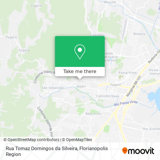 Rua Tomaz Domingos da Silveira map