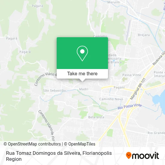 Rua Tomaz Domingos da Silveira map