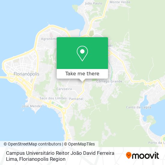 Campus Universitário Reitor João David Ferreira Lima map