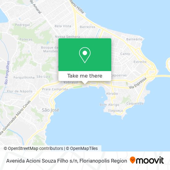 Avenida Acioni Souza Filho s/n map