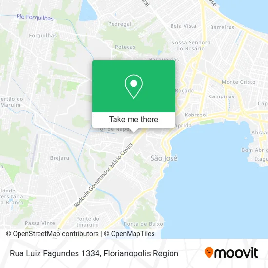 Rua Luiz Fagundes 1334 map