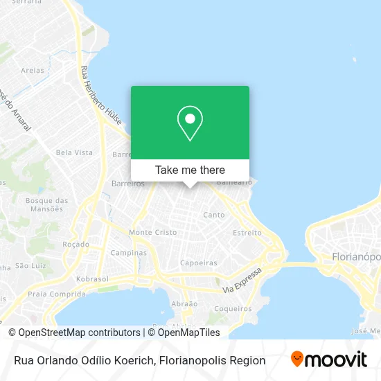 Rua Orlando Odílio Koerich map