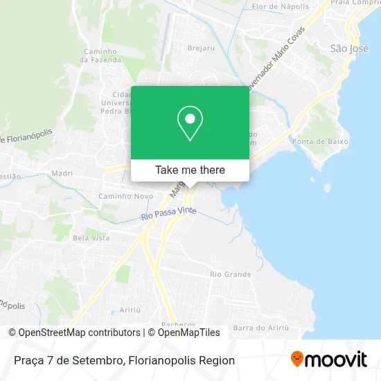 Praça 7 de Setembro map