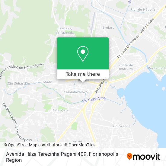 Avenida Hilza Terezinha Pagani 409 map