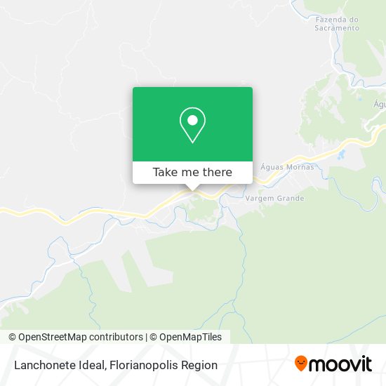 Lanchonete Ideal map
