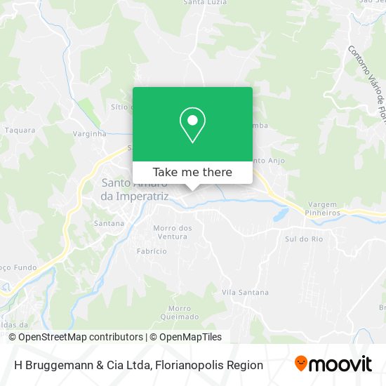 H Bruggemann & Cia Ltda map