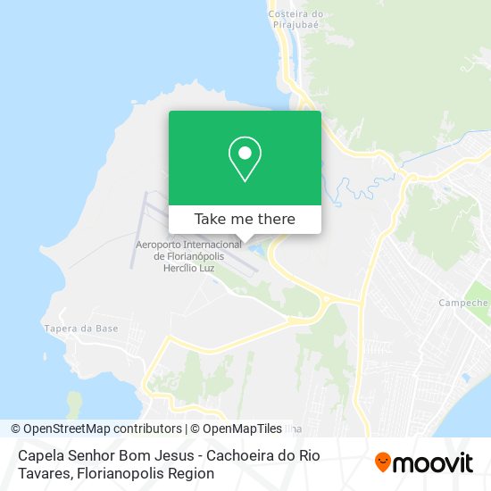 Capela Senhor Bom Jesus - Cachoeira do Rio Tavares map