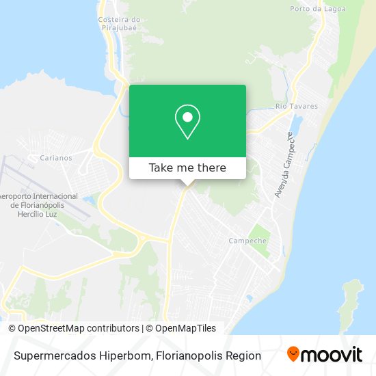 Supermercados Hiperbom map