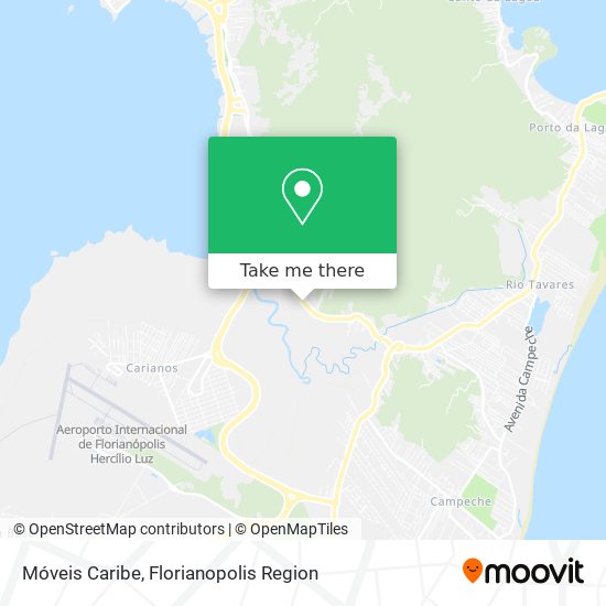 Móveis Caribe map