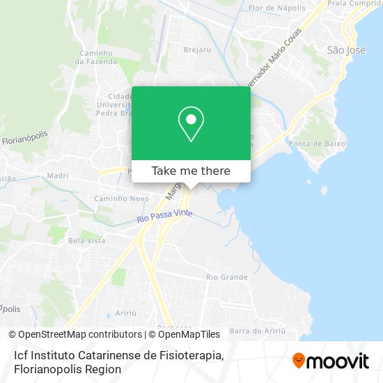 Icf Instituto Catarinense de Fisioterapia map