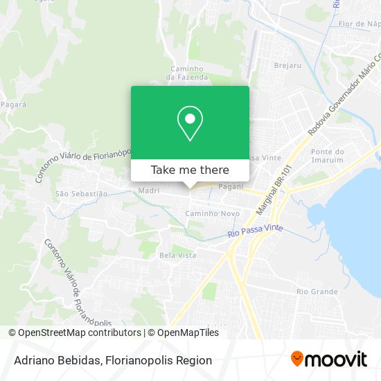 Adriano Bebidas map