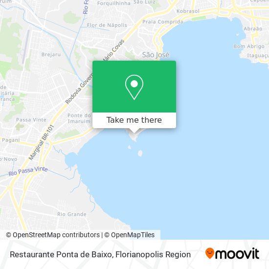 Restaurante Ponta de Baixo map