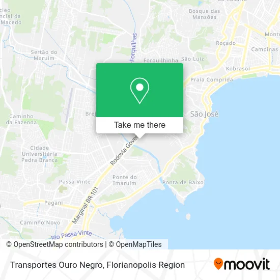 Transportes Ouro Negro map