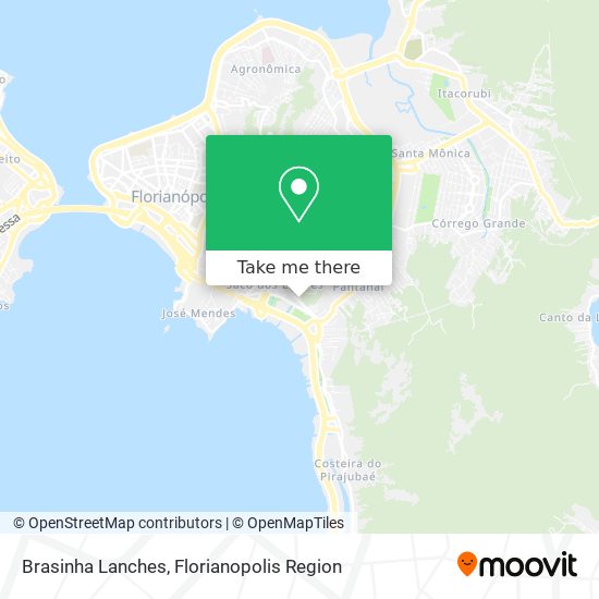 Brasinha Lanches map