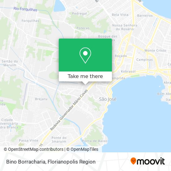 Bino Borracharia map