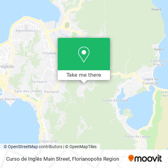 Curso de Inglês Main Street map