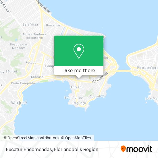 Eucatur Encomendas map