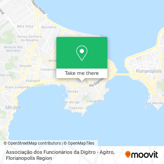 Associação dos Funcionários da Dígitro - Agitro map