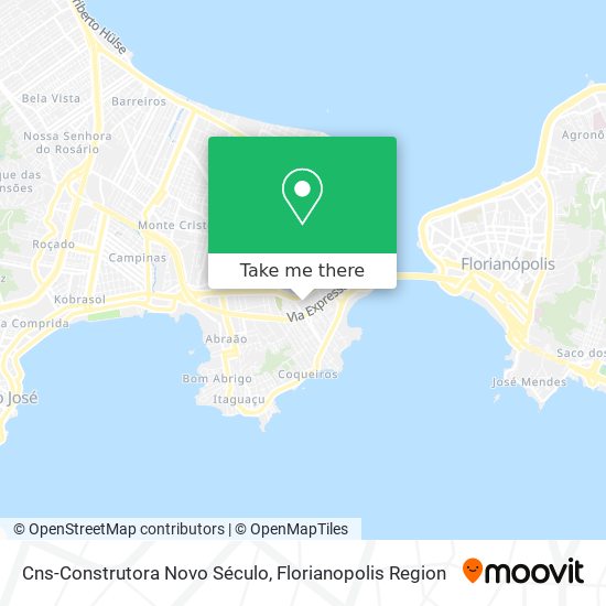 Cns-Construtora Novo Século map