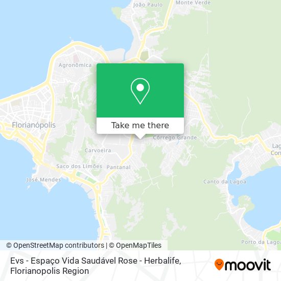 Evs - Espaço Vida Saudável Rose - Herbalife map