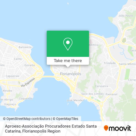 Aproesc-Associação Procuradores Estado Santa Catarina map